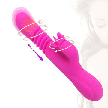 Heating Rotating Thrusting G-Spot Vibrator / Clitoris Stimulator Sex Toys For Women - EVE's SECRETS